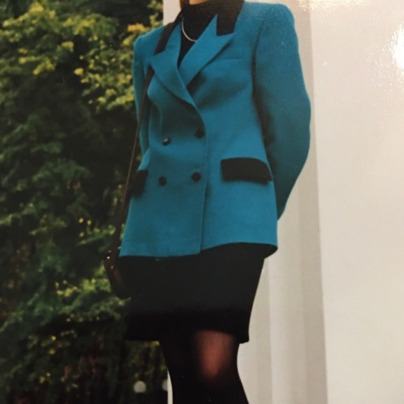 Blazer Jacket wool blend lined with atlas Custom Made in Ukraine Size S - Picture 7 of 8